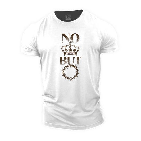 Men's No King But Christ Cotton T-Shirt